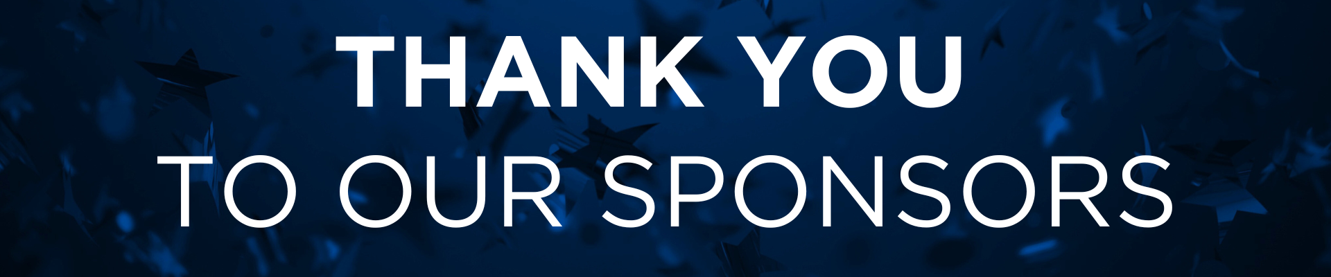 Thank you to our sponsors